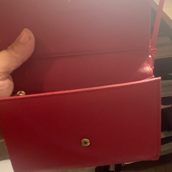 Elegant Red Bow Accent Women's Bag - Picture 4 of 5